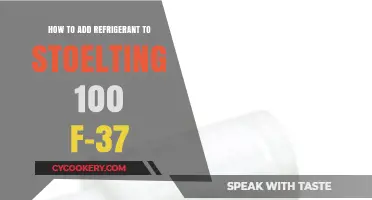 Adding Refrigerant to Stoelting 100 F-37: A Step-by-Step Guide