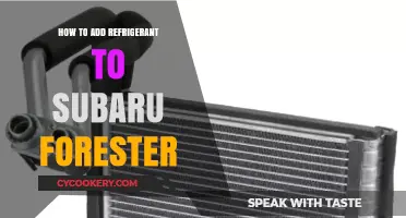 Adding Refrigerant to Your Subaru Forester: A Step-by-Step Guide