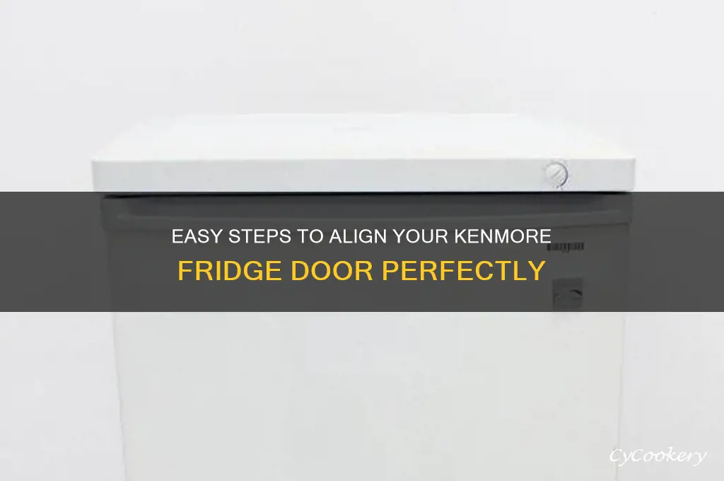 how to adjust a kenmore refrigerator door
