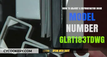 Easy Steps to Adjust Your GLRT183TDWG Refrigerator Door Perfectly