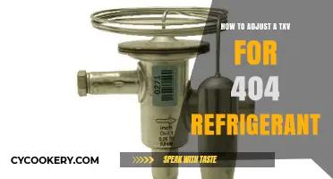 Mastering TXV Adjustment for R-404A Refrigerant: A Step-by-Step Guide