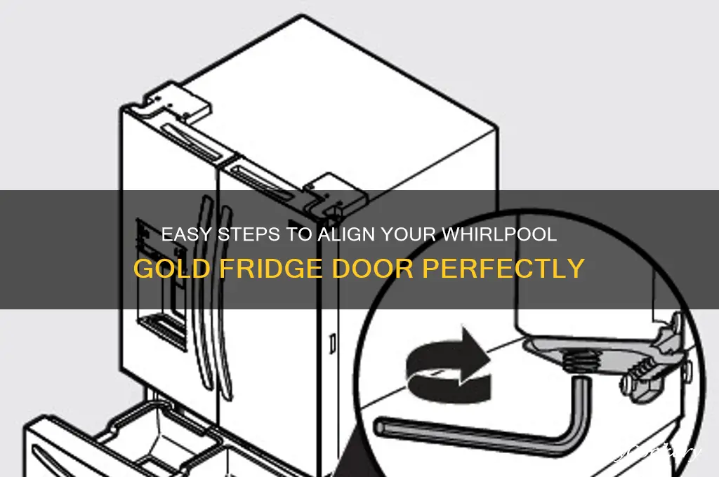 how to adjust a whirlpool gold refrigerator door
