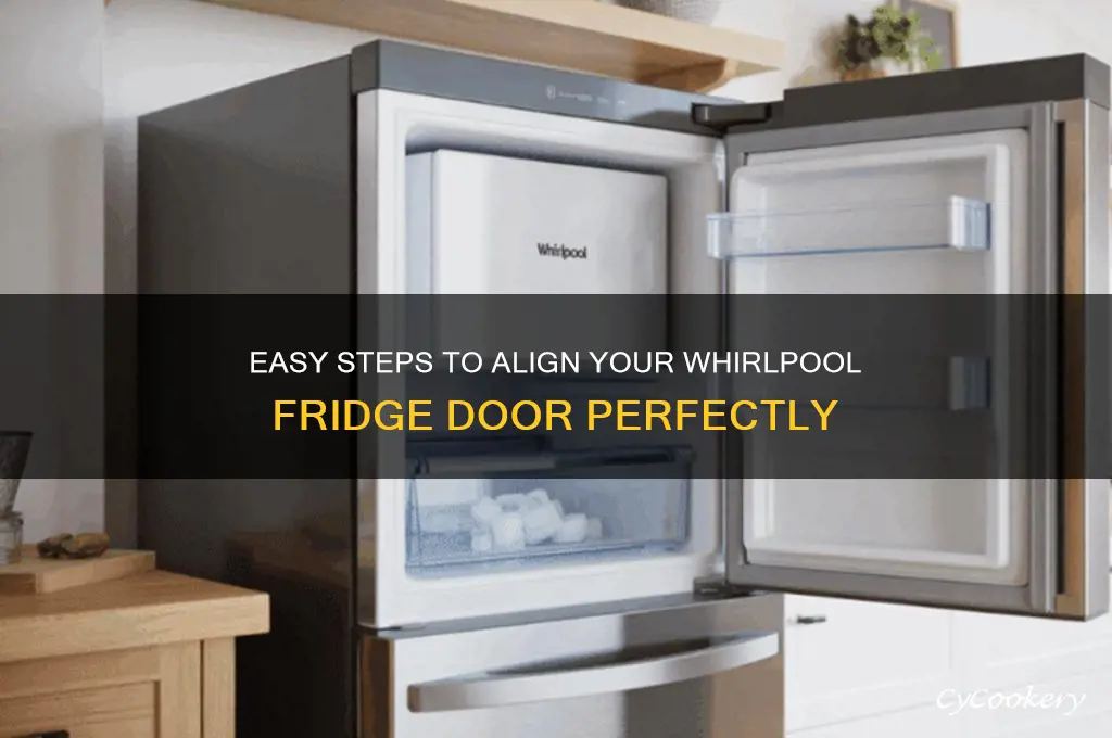 how to adjust a whirlpool refrigerator door