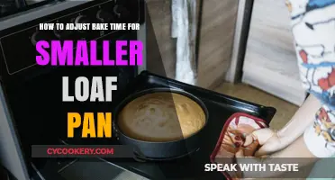 Adjusting Bake Time: Smaller Loaf Pans, Same Great Taste