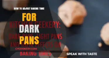 Adjusting Baking Times: Dark Pans Require Less Time