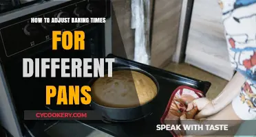 Adjusting Baking Times: Pan Size Matters