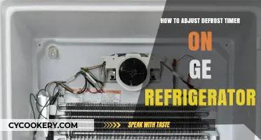 Adjusting Your GE Refrigerator's Defrost Timer: A Step-by-Step Guide