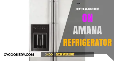 Adjusting Your Amana Refrigerator Door: A Simple DIY Guide