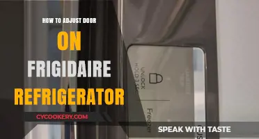 Adjusting Your Frigidaire Refrigerator Door: A Step-by-Step Guide