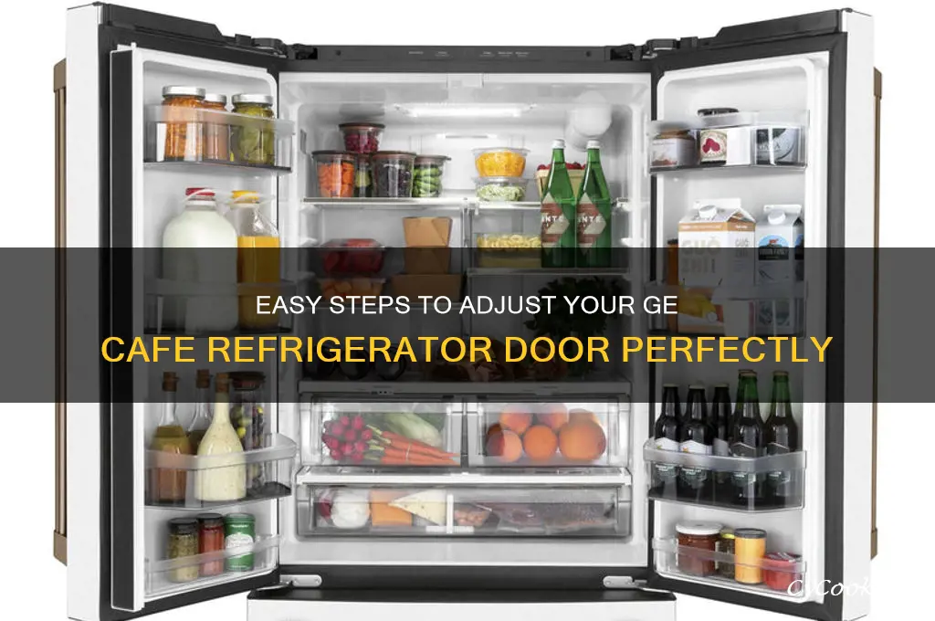 how to adjust door on ge cafe refrigerator