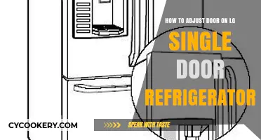 Easy Steps to Adjust Your LG Single Door Refrigerator Door