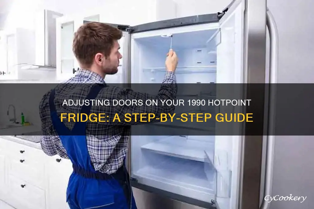 how to adjust doors on a hotpoint refrigerator 1990