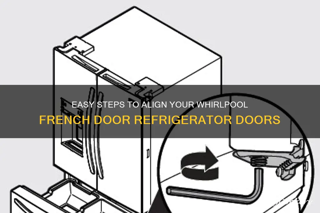 how to adjust doors on whirlpool french door refrigerator