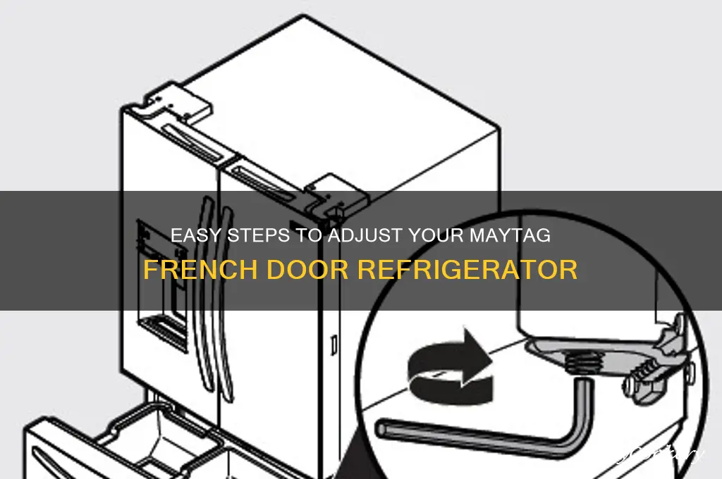 how to adjust french door on maytag refrigerator