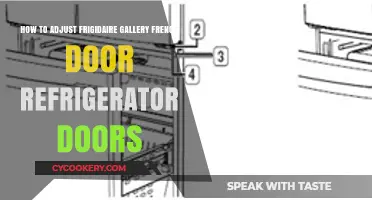 Adjusting Frigidaire Gallery French Door Refrigerator Doors: A Step-by-Step Guide