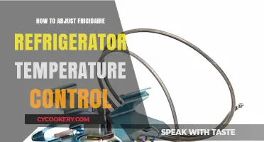 Adjusting Frigidaire Fridge Temperature: A Step-by-Step Control Guide
