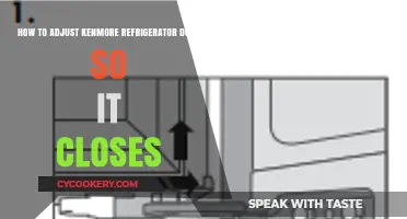Fix Your Kenmore Fridge: Easy Door Adjustment Guide for Tight Seal