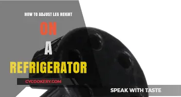 Adjusting Your Refrigerator's Leg Height: A Simple DIY Guide