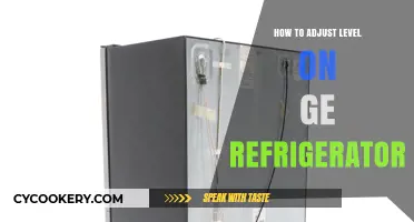 Adjusting Your GE Refrigerator's Level: A Step-by-Step Guide
