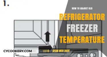 Quick Fixes: Adjusting Your Old Refrigerator Freezer Temperature Easily