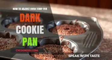 Adjusting Oven Temperature for Dark Cookie Pans: A Quick Guide