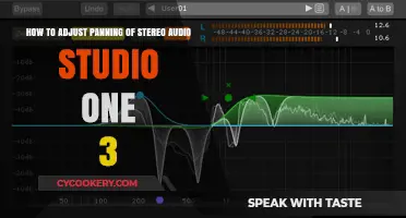 Panning Stereo Audio in Studio One 3: A Guide