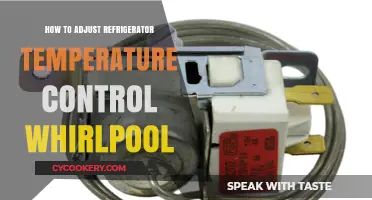 Adjusting Your Whirlpool Refrigerator Temperature Control: A Simple Guide
