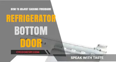 Fix Sagging Frigidaire Fridge Bottom Door: Simple DIY Adjustment Guide
