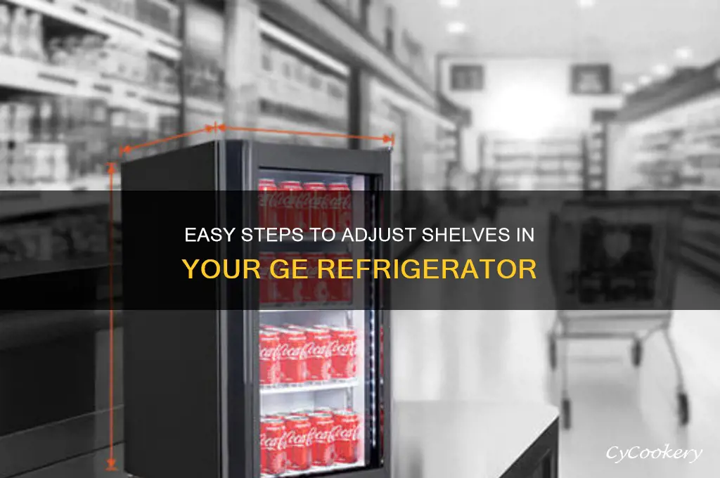 how to adjust shelf in ge refrigerator