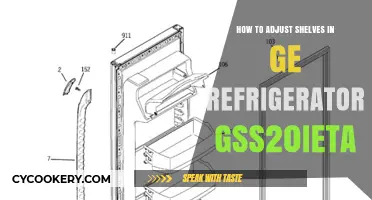 Easy Guide to Adjusting Shelves in GE GSS20IETA Refrigerator