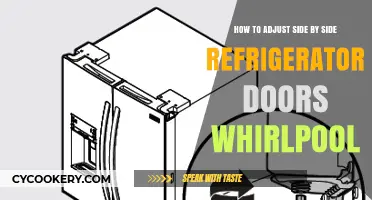 Adjusting Whirlpool Side-by-Side Refrigerator Doors: A Step-by-Step Guide