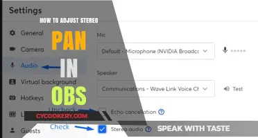 Adjusting Stereo Pan in OBS: A Quick Guide