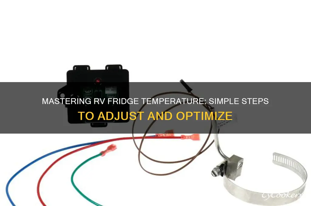 how to adjust temp in rv refrigerator