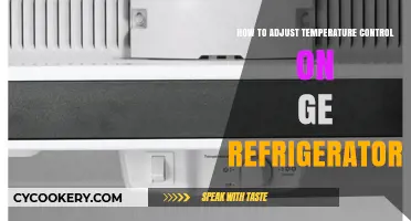 Mastering GE Fridge Temperature Control: Easy Adjustment Guide