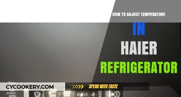 Easy Steps to Adjust Temperature in Your Haier Refrigerator