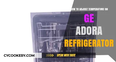 Easy Steps to Adjust Temperature on Your GE Adora Fridge