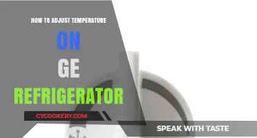Easy Steps to Adjust Temperature on Your GE Refrigerator