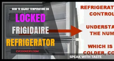 Unlocking Temperature Control: Adjusting Your Locked Frigidaire Fridge Easily