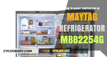 Adjusting Your Maytag MBB2254G Refrigerator Temperature: A Simple Guide