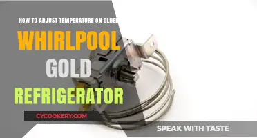 Adjusting Temperature on Older Whirlpool Gold Refrigerators: A Step-by-Step Guide