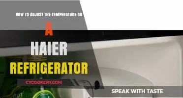 Easy Steps to Adjust Temperature on Your Haier Refrigerator