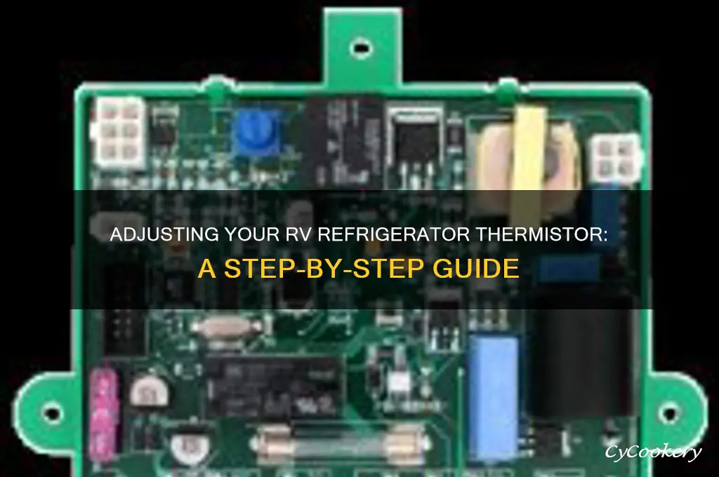 how to adjust thermister on rv refrigerator