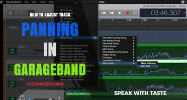 Adjusting Track Panning in GarageBand: A Quick Guide
