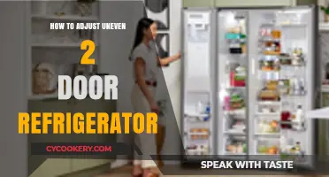 Fixing Uneven 2-Door Fridge: Simple Steps for Perfect Alignment