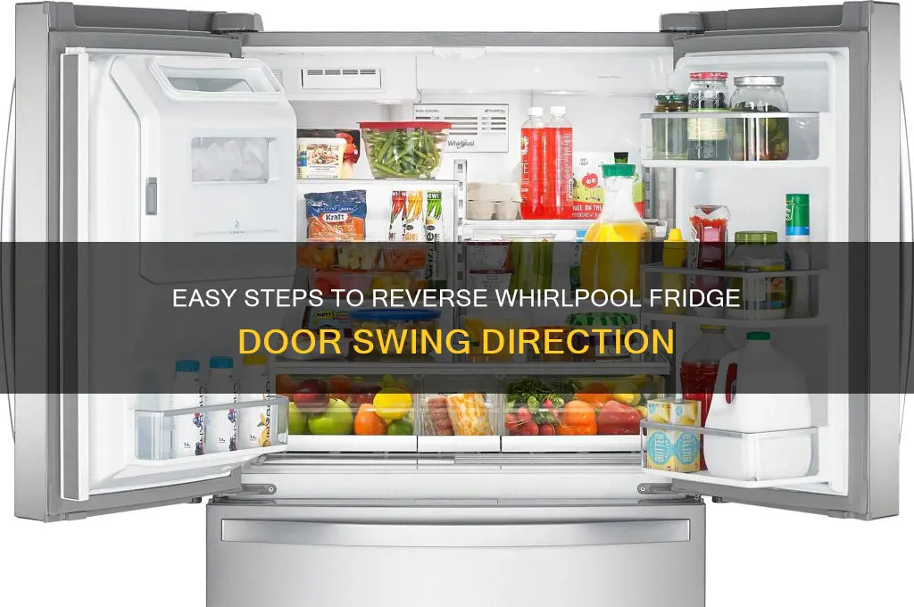 how to adjust whirlpool refrigerator door swing