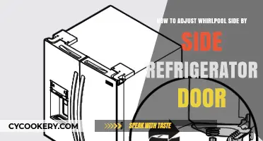 Easy Steps to Adjust Your Whirlpool Side-by-Side Fridge Door