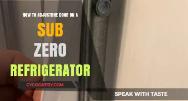 Mastering the Art of Adjusting Your Sub-Zero Refrigerator Door