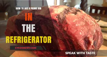 Mastering the Art of Aging Prime Rib in Your Refrigerator