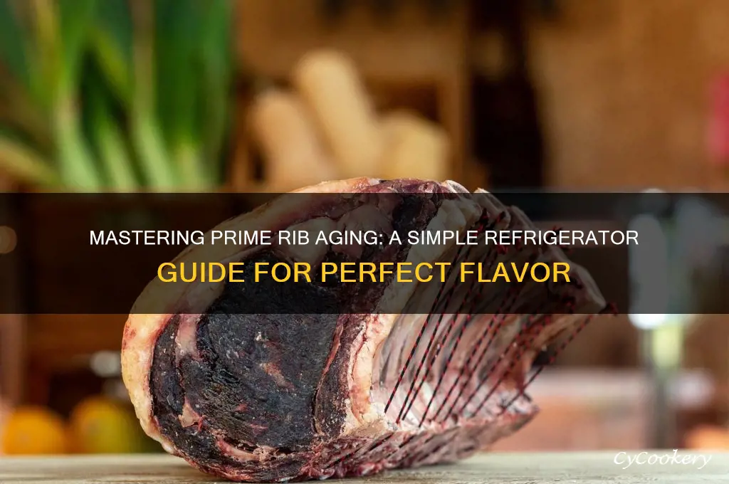 how to age prime rib in refrigerator