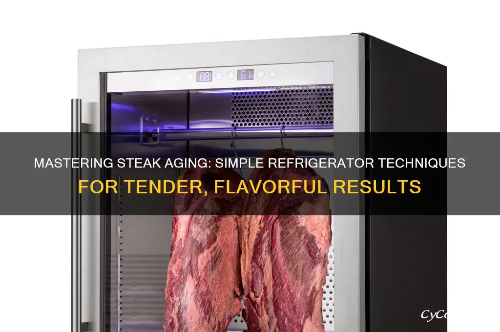how to age steak in the refrigerator
